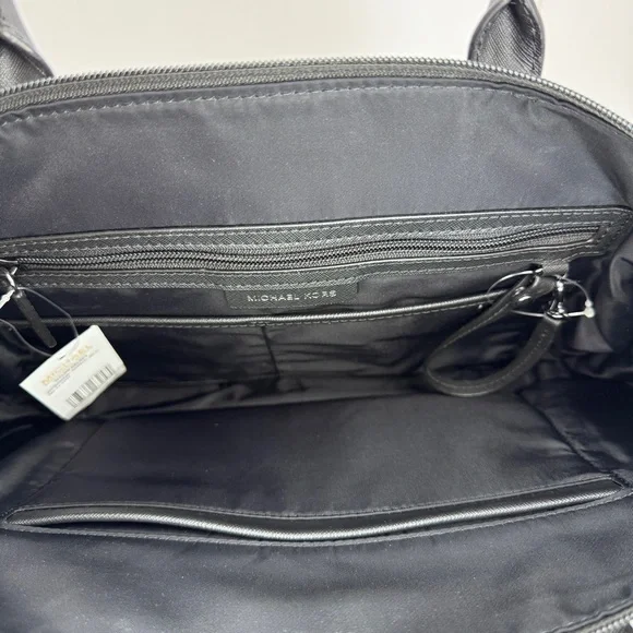 Michael Kors Leopard Print Travel Tote NWT Carry On Luggage Sleeve Shoulder Bag - Picture 6 of 11